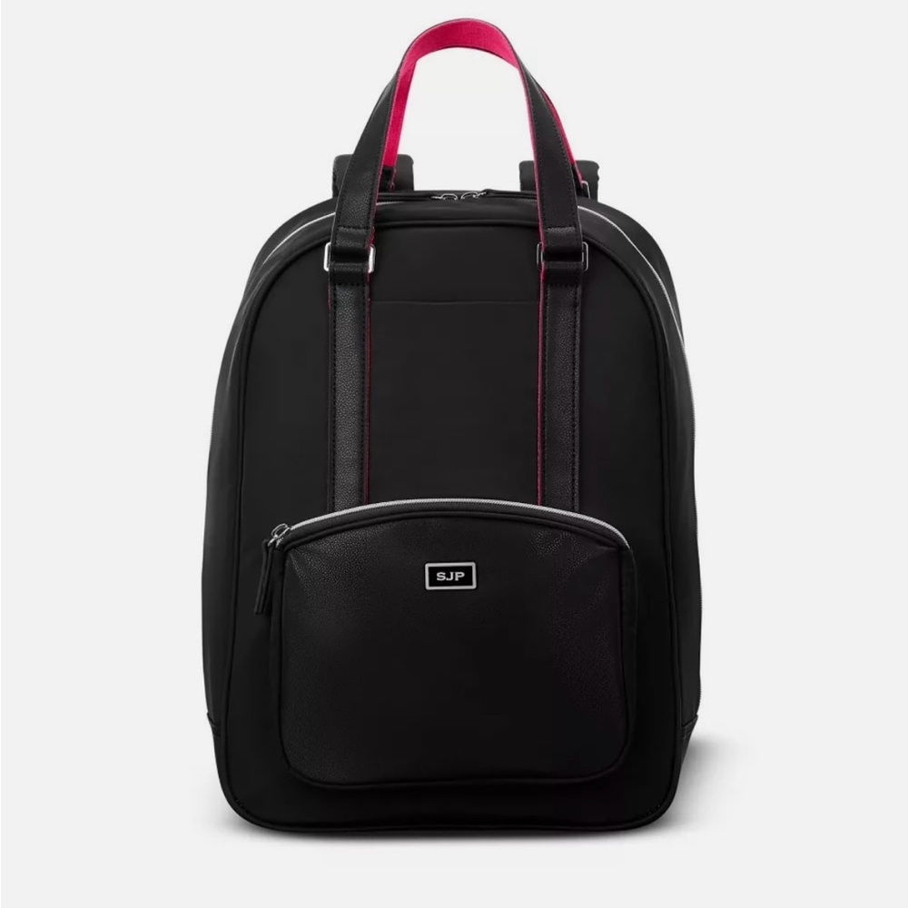SJP by Sarah Jessica Parker Black and Pink Backpack
